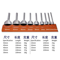 Forged steel half-round punch 1/4 round arc punch, cowhide DIY tool, shallow round edge corner round corner arc punch, wallet