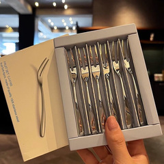 本当にオススメの商品です! 304 フルーツフォーク、フルーツピック、ケーキスナックフォーク、デザートフォーク、月餅フォーク、6本パック