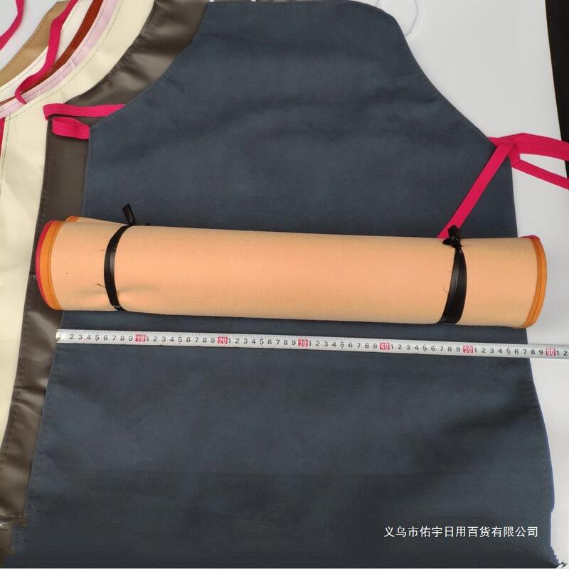 2 yuan shop leather apron household labor protection PU waterproof anti-fouling leather apron coverall two yuan shop stall supply wholesale