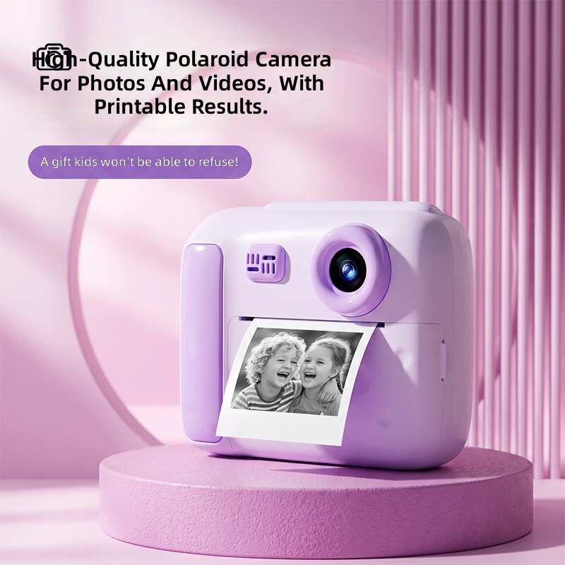 Children's Instant Print Camera HD Dual-Camera Color Printing Portable Mini Digital Camera Toy Gift Children's Instant Print Camera HD Dual-Camera Color Printing Portable Mini Digital Camera Toy Gift