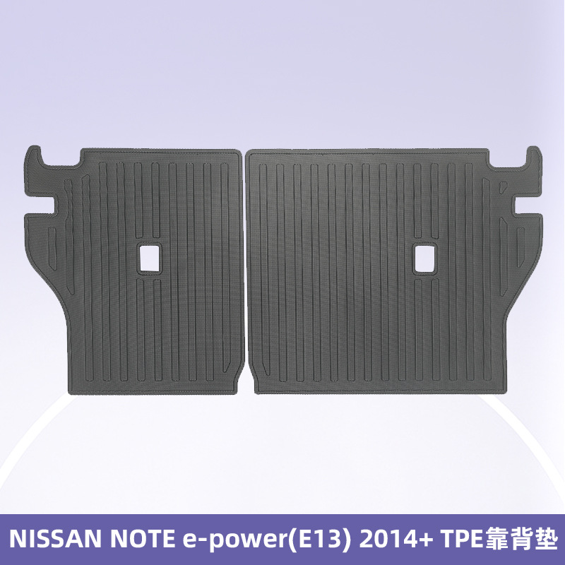 Para NISSAN NOTE e-power (E13) 2014 timón derecho 3D todas las condiciones meteorológicas almohadilla de pie TPE