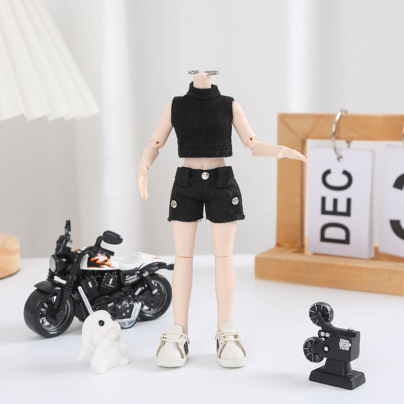 A Si 3 a Si 2 Base High-Neck Sleeveless Shirt, Trendy Shorts, Matching Cape, 12-Point Baby Clothes.