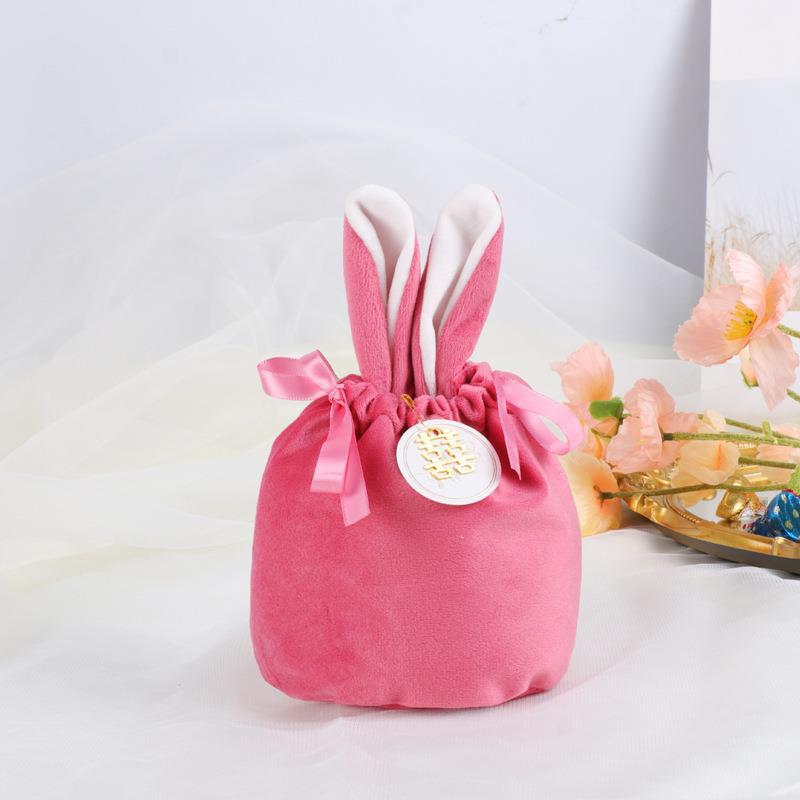 복숭아 사탕 가방-토끼 귀 [술에 해당하는 리본]]