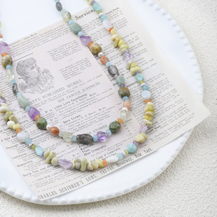 �ȾG��ɫ������ˮ���S�Č���Ȼʯ�nϵ��Ů����С��������choker