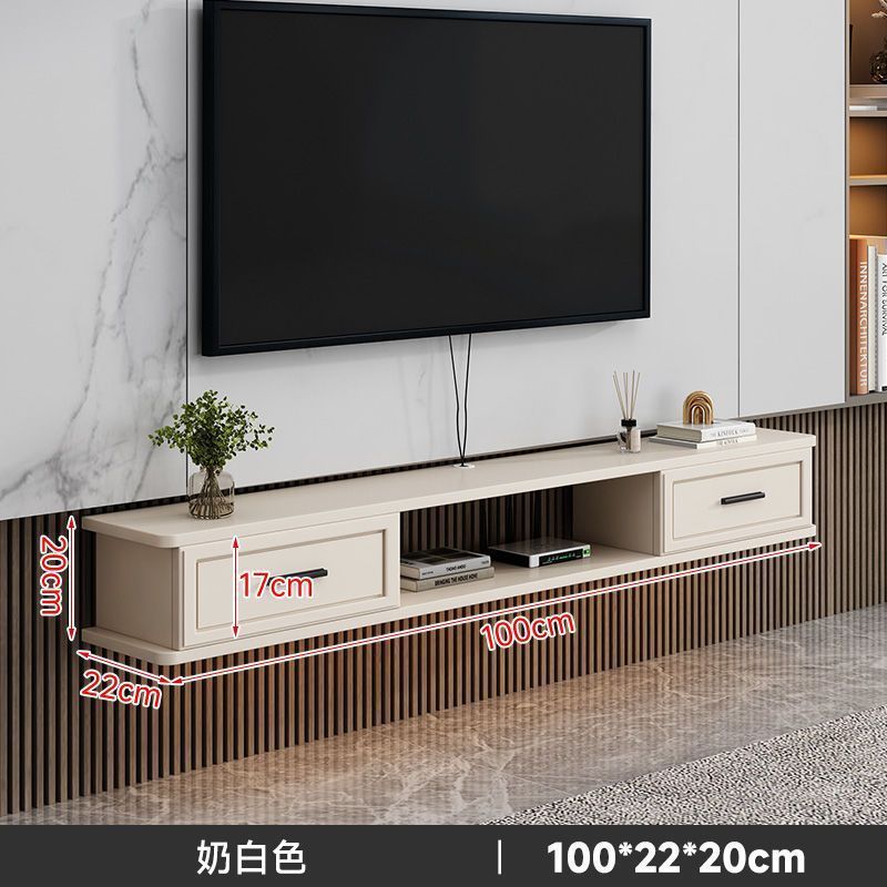 無垢材テレビキャビネット吊り下げ壁掛けテレビキャビネット壁掛け収納キャビネット小型家庭用収納キャビネット|undefined