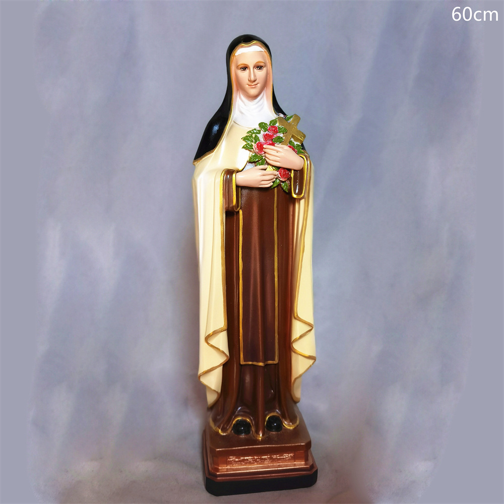 60cm pequeña decoración de la estatua de la iglesia de la familia de la decoración de la sala de estar