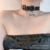 Black pendant, choker