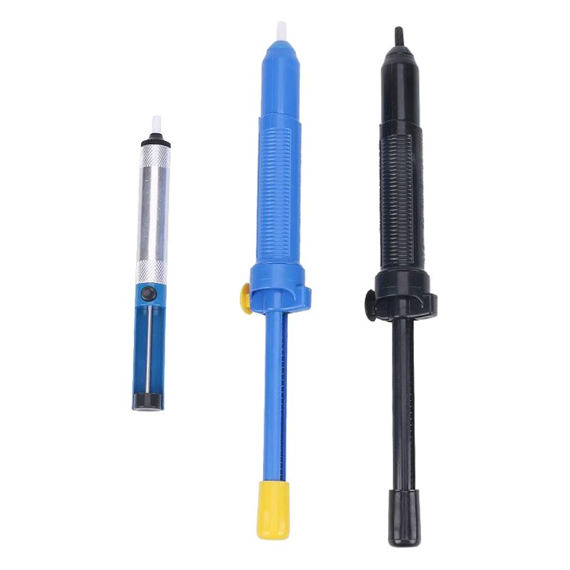 Оловянная всасывающая утилка 017 удлиненный ручной разборки всасывающий насос сварочный инструмент для технического обслуживания трансграничной поставки двойной петли всасывающий пистолет
