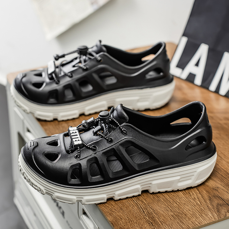 Zapatos con agujeros Sandalias deportivas con todo incluido de plataforma de verano para hombre