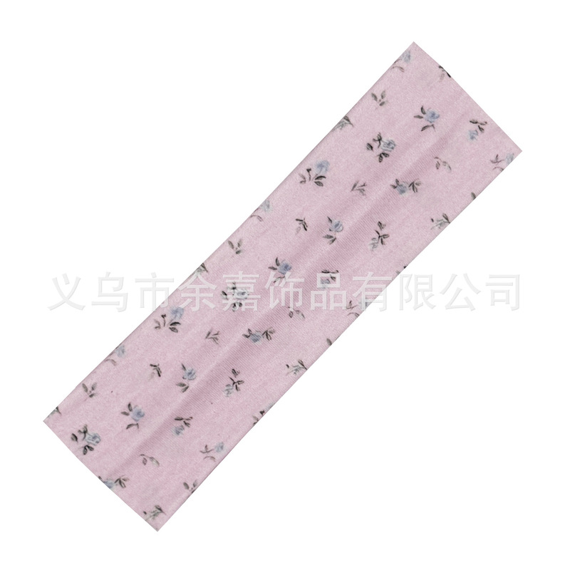 欧美瑜伽弹力头带运动健身跑步吸汗束发带韩版素色头饰头巾发箍|undefined