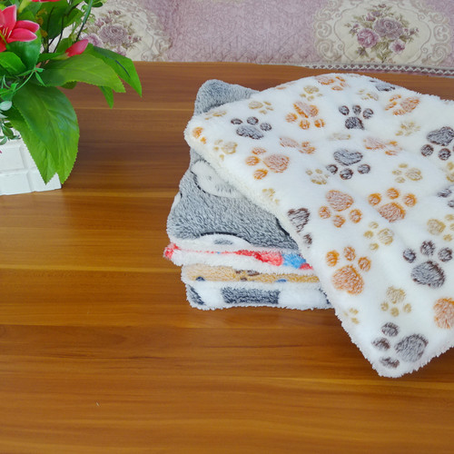 Pet Cat Mat Dog Mat Bed Thick Fleece Plus Cotton All-Season Universal Durable Chew-Resistant Dog Crate Indoor and Outdoor Warmth