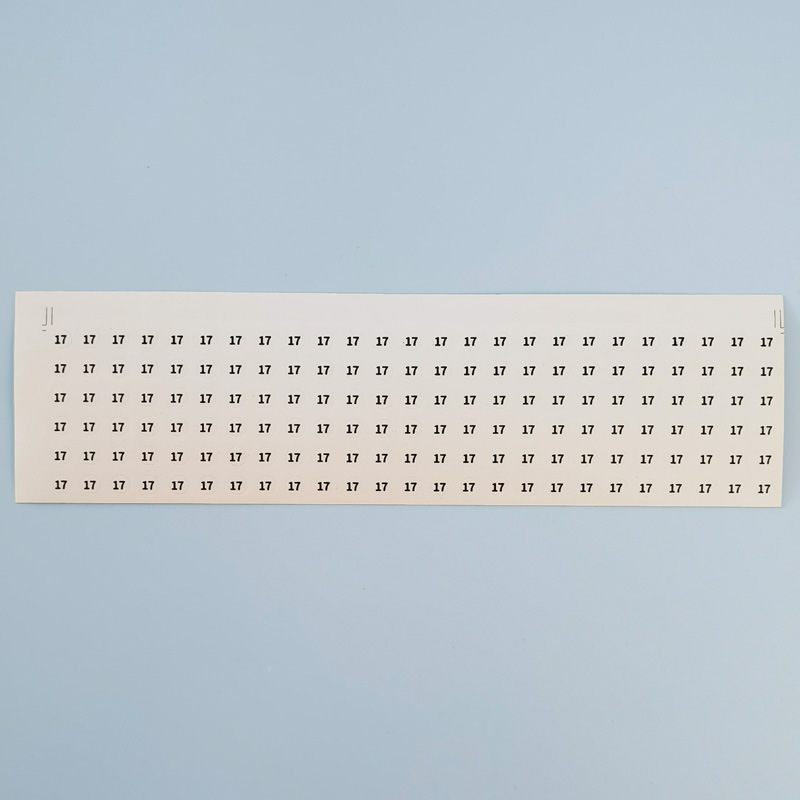 サークル番号デジタルステッカー透明黒字サイズデジタルライブラウンドpvc 5mmステッカーリングブレスレット|undefined