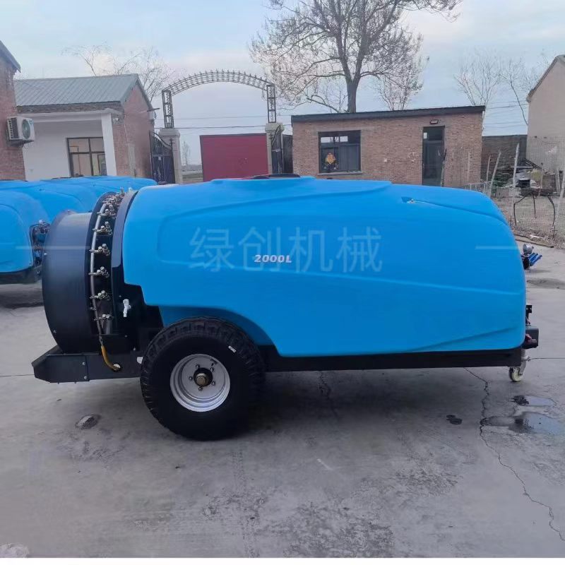 Máquina de pulverización de aire de huerto pulverizador pulverizador tractor pulverizador trasero pulverización de alta presión de árboles frutales de tracción de tres ruedas