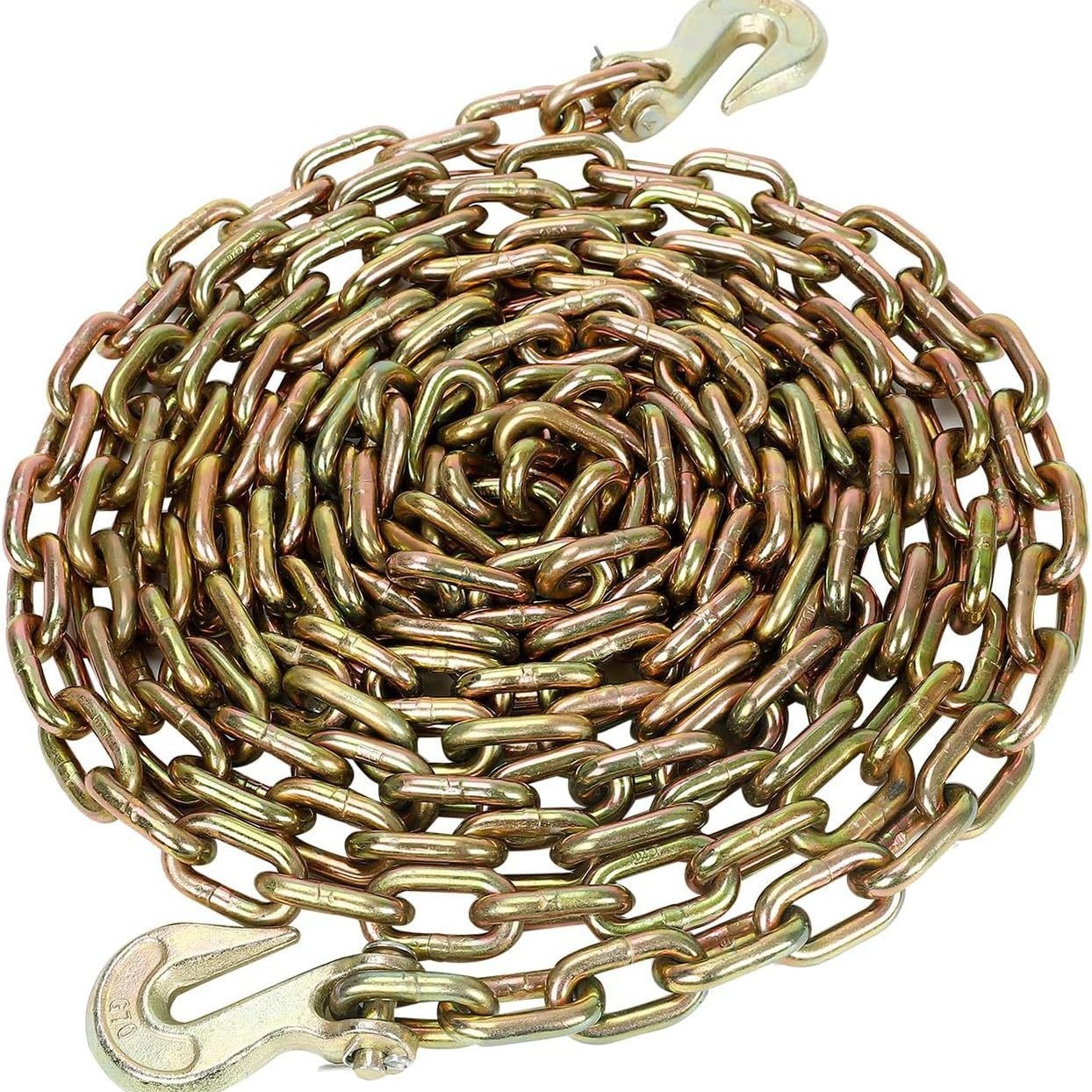 牵引链G70重型用于运输途中系紧设备3/8英寸×20英尺美标安全链