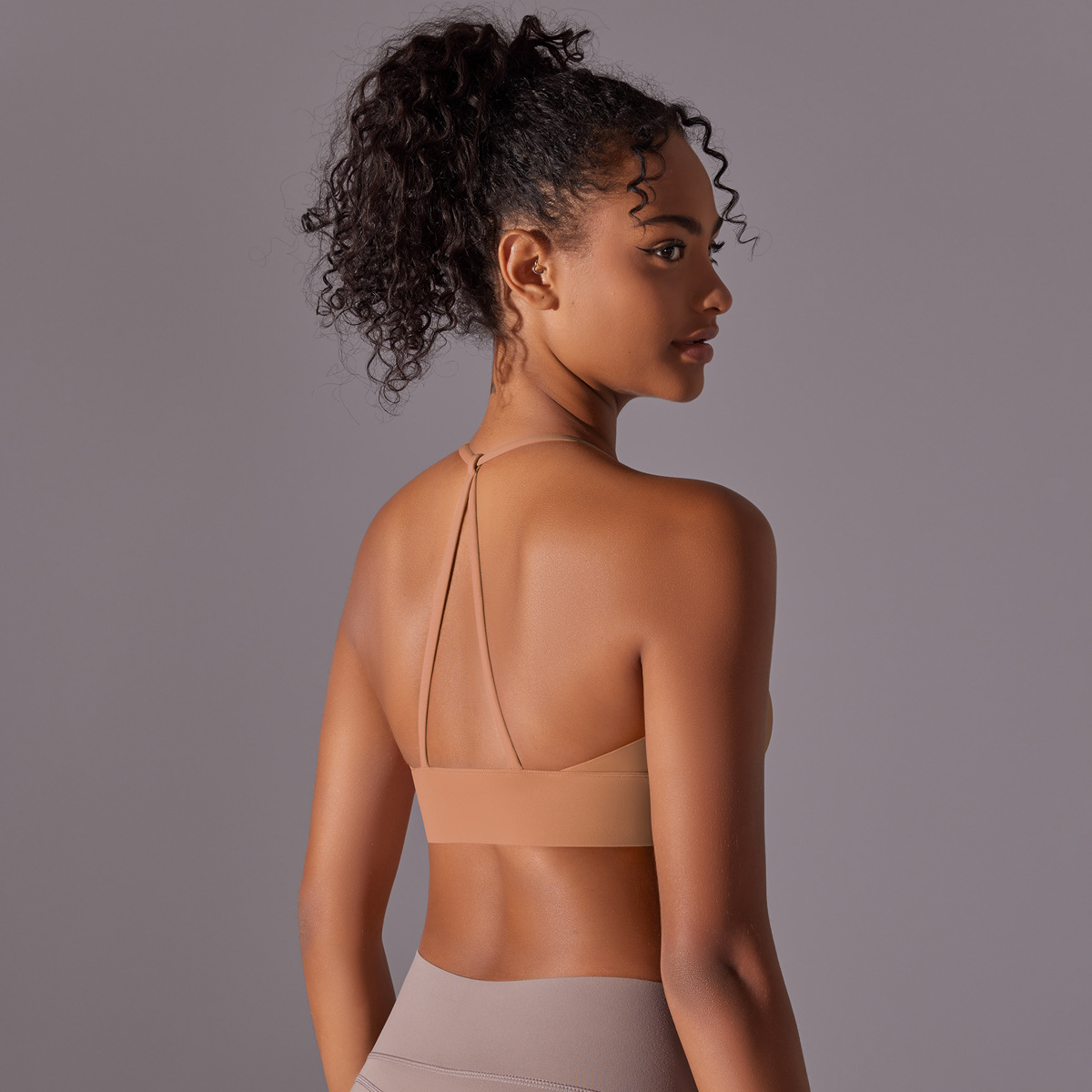 140g Weight Sleeveless Sleeve Length Nylon Fabric Type Short Top Length Halter Crisscross Tank Tops Type Fitness, Yoga, Sports Occasion Halter Neck Neckline Solid Color Pattern Sports Style Sports Solid Color Nylon Halter Neck Active Tops Halter Crisscross Tank 60