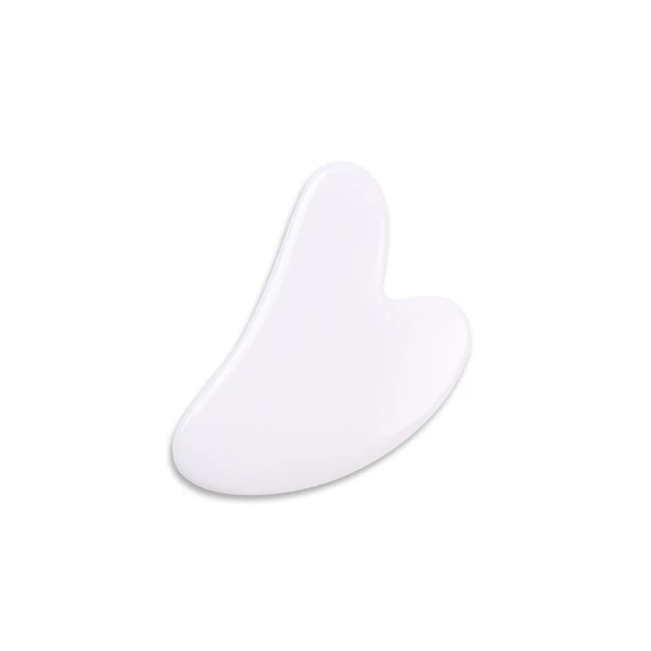 Heart-shaped white scraping board