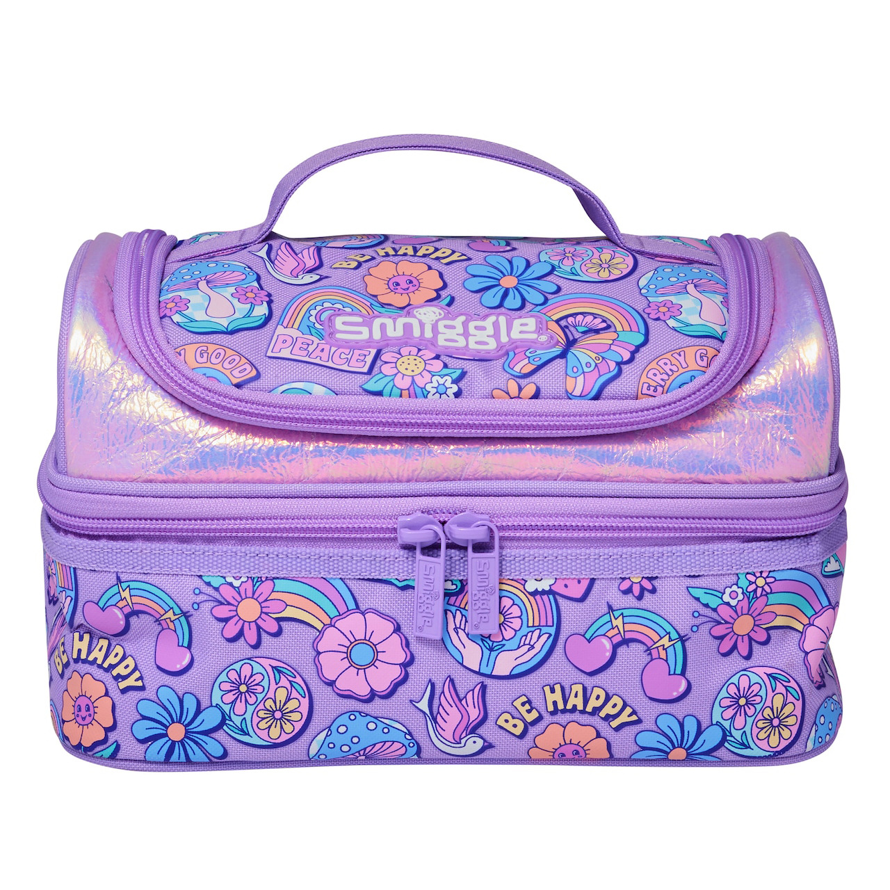 Australia smiggle doble capa Bento bolso caja de almuerzo niños de la escuela primaria BOLSA DE AISLAMIENTO impermeable bolsa de almuerzo grande
