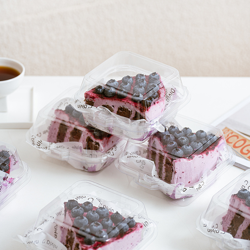 Cyber Celebrous Lunch Box Tiramisu Packing Box Cut Cake Box Lasagna Mousse Packaging Box West Point Box