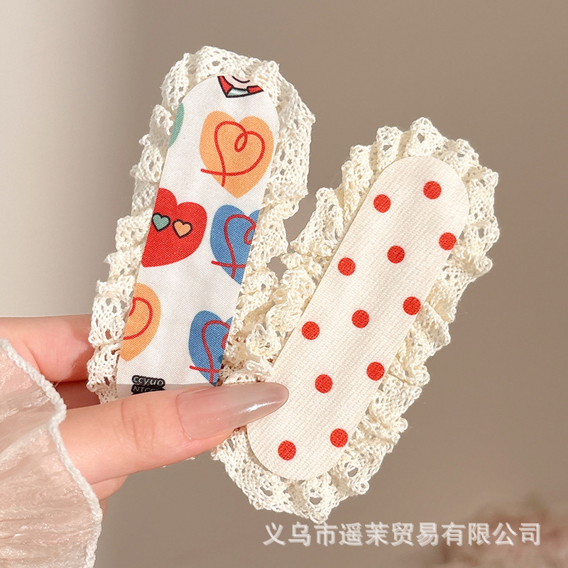 儿童甜美花边刘海贴前额碎发整理神器女童可爱魔法贴小女孩魔术贴|undefined