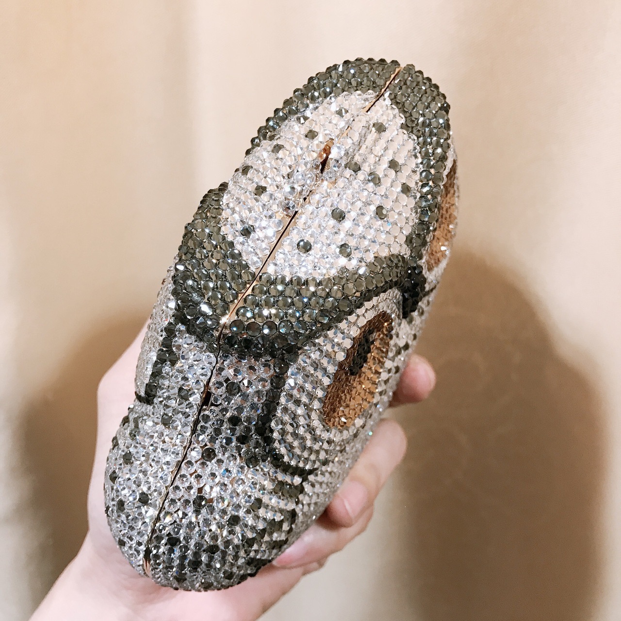 Bolsos de cristal de búho de dibujos animados caja dura llena de diamantes bolsas de cena bolsas de banquete en forma de animales bolsas de mano bolsas de cena