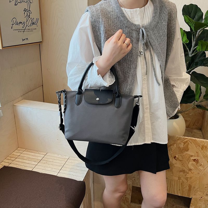 跨境高级小众手提牛津布包包女2025新款大容量休闲通勤单肩斜挎包|undefined