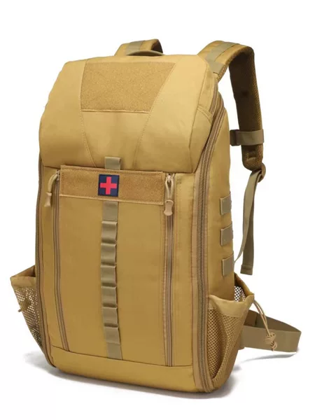 Tactical Outdoor Medical Backpack Large Capacity Camping Mountaineering Backpack Emergency Bag Multifunctional Storage Bag