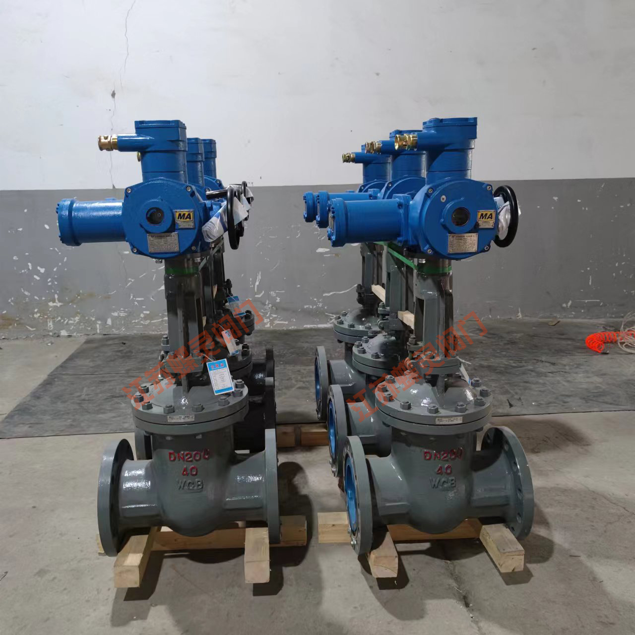 矿用电动闸阀 MKZ941H-100 DN400煤安隔爆型闸门 一体式带485通讯