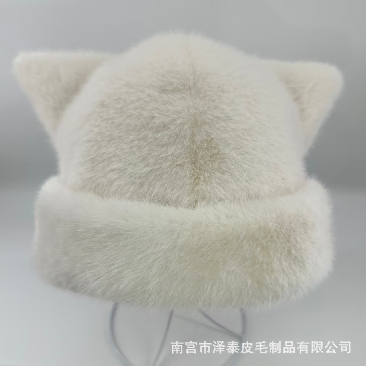 Elf transfronterizo adorable oso gorra de peluche de orejas caliente de invierno para mujeres gorras de protección de orejas de reducción de la edad gorras de capuchón universal