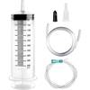 Cross border catheter capacity Plastic Syringe 550ml Repeat Use liquid Syringe suit