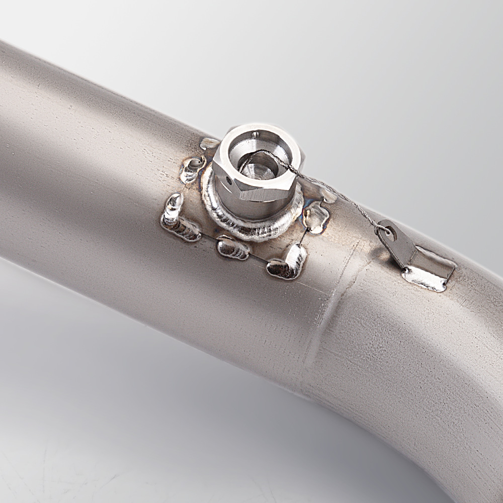 Suitable for non-destructive installation of titanium alloy middle section of YZF-R1 motorcycle modified exhaust pipe 2015-2024