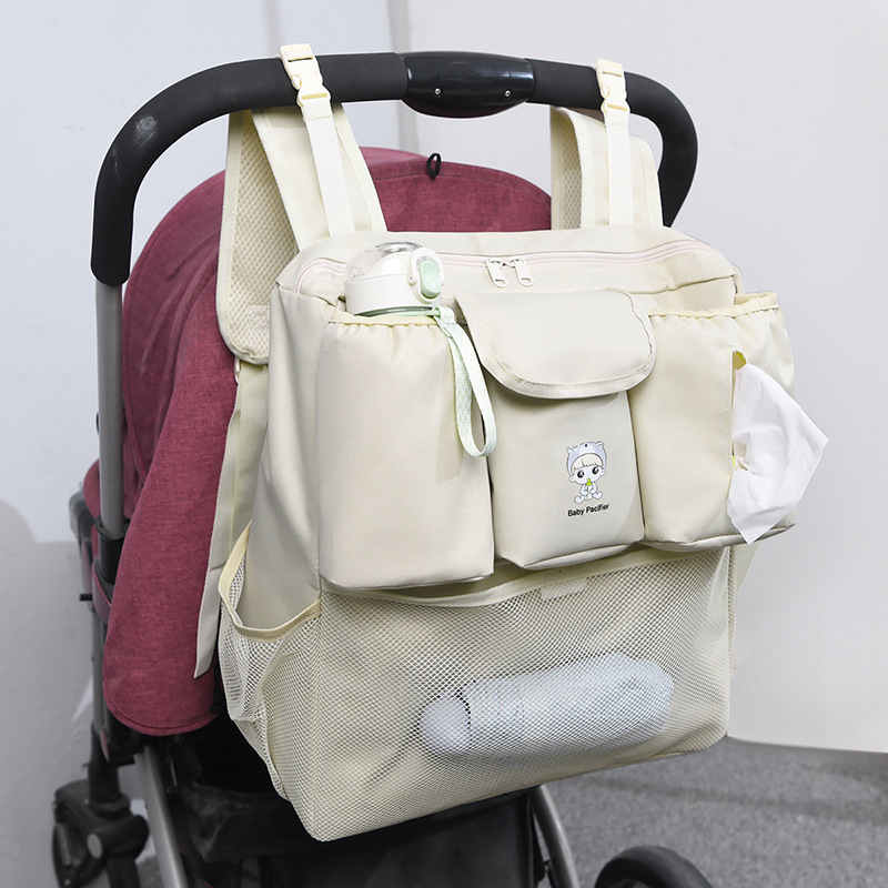 Double Shoulder Mommy Large Capacity Multifunctional Maternity Baby Pregnancy Can Be Hung On Stroller Storage Bag_voghion.com