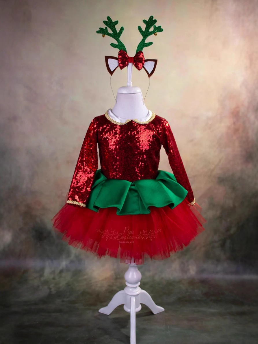Nuevo vestido de princesa de manga larga transfronteriza, vestido de arco para niños, vestido de pastel multicapa, vestido de manga larga