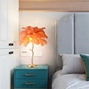 Industrial creative floor lamp, copper resin, internet celebrity, ostrich, light luxury style, American style