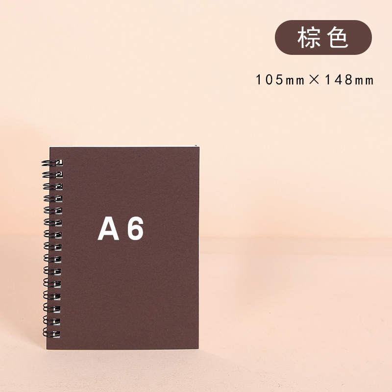 Spot kraft bobina libro mayorista retro aprendizaje de oficina ocio cuaderno de notas subfuente puede imprimir logotipo