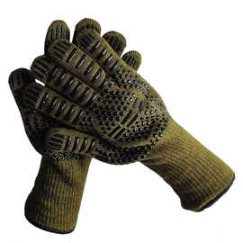 新品耐高温500度防滑防烫微波炉厨房隔热手套BBQ烧烤防火阻燃手套