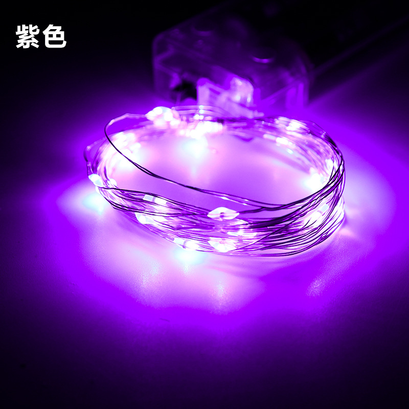 Luz de cadena de alambre de cobre LED transfronteriza ramo impermeable Luz de cadena de alambre de cobre USB decoración de caja de regalo Caja de batería LED Luz de cadena de alambre de cobre