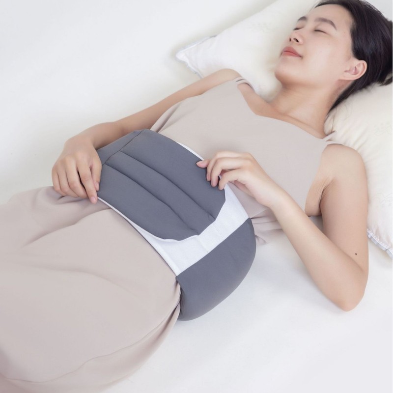 新款睡眠睡觉护腰带枕腰带腰垫平躺保暖护腰通用男女老人内芯可取|undefined