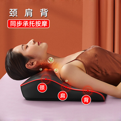 Car Home Massage Cushion Pillow Neck Lumbar Back Multi-functional Full-Body Electric Shoulder Neck Massage Device Cross-border Supply