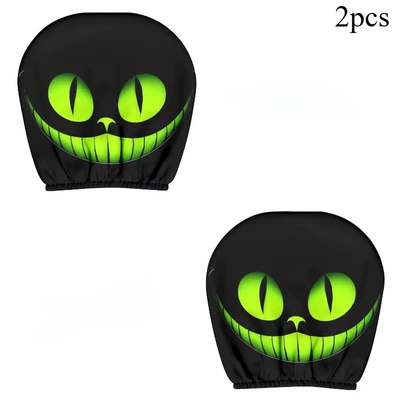Headrest – Black Quirky Car Pillow Covers - 17-double-sided-printing-1pc-26cm28cm