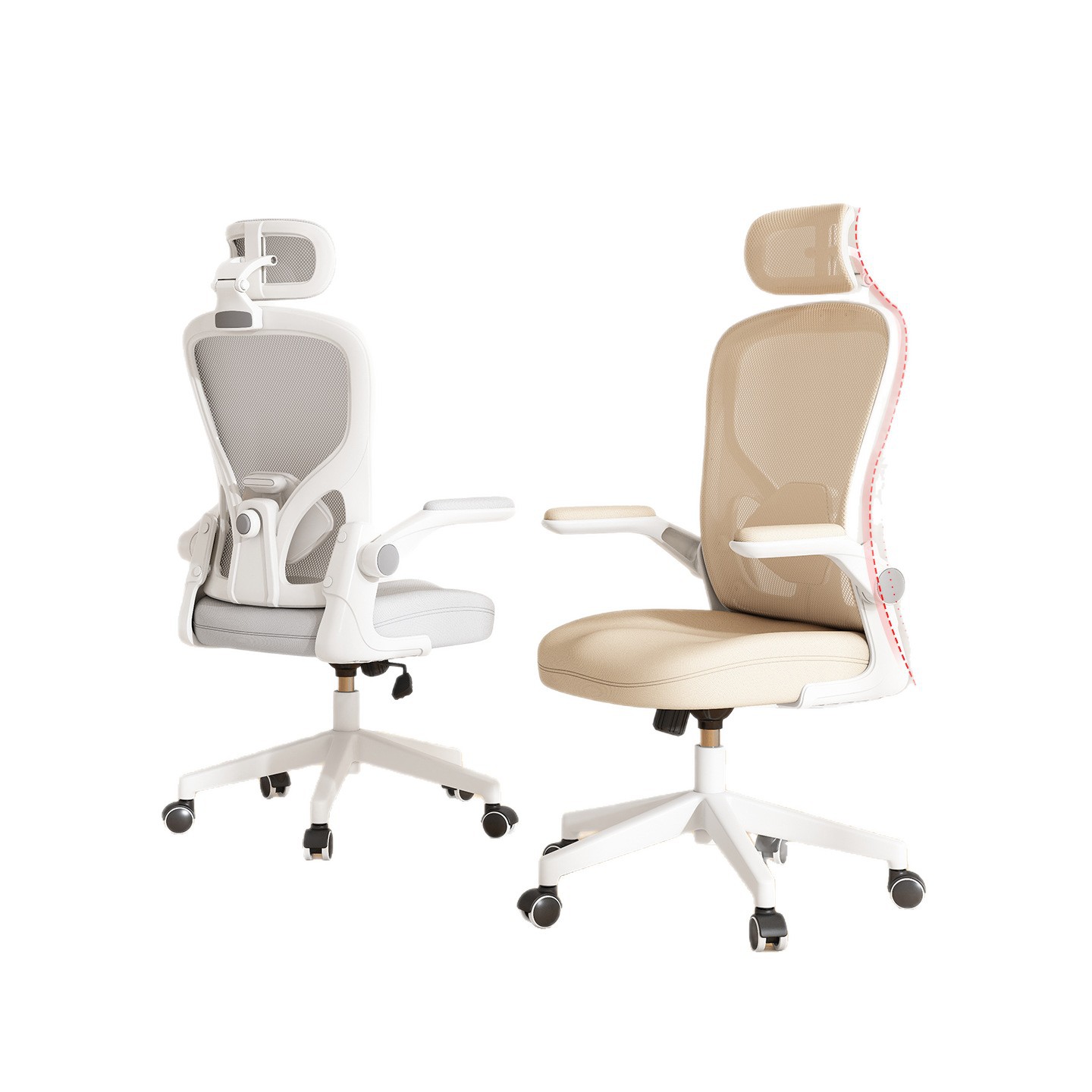 silla de computadora silla de oficina doméstica elevación silla giratoria respaldo cómodo asiento silla ergonómica cojín artefacto image 5