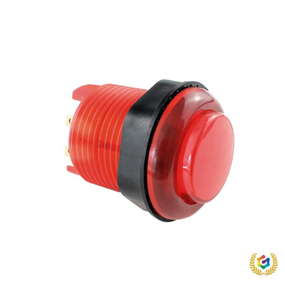 ๑厂家28型直插带灯塑料按钮游戏机24型即插带灯小黑微动按键开关