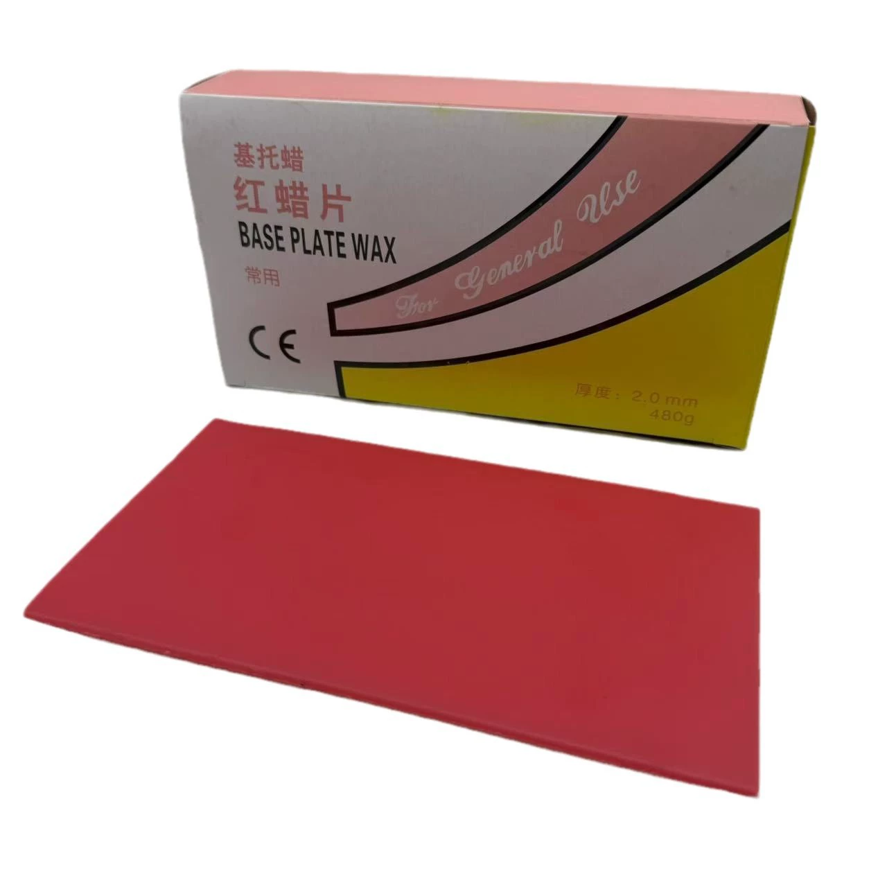 Восковые листы для стоматологии, красный воск для моделей, 480 г, литьевой воск, воск для зубных техников, базисный воск, восковые листы для защиты десен