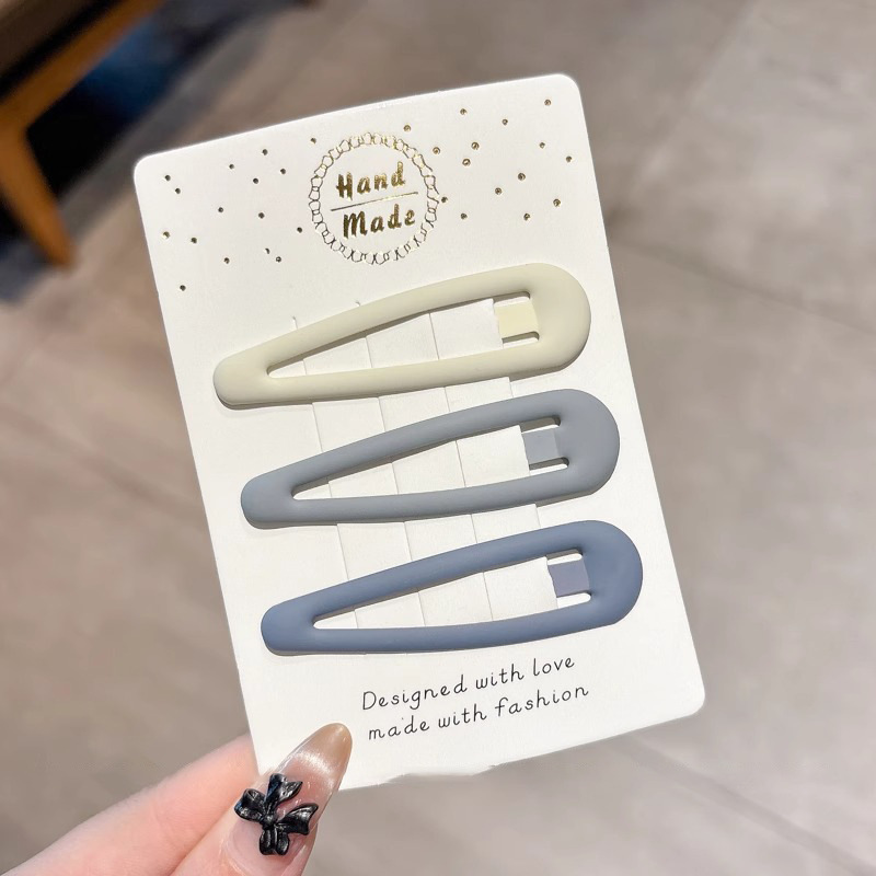 Gota de agua estrella clip de cabello lateral de la mujer frente clip de cabello frágil clip de frangeo lindo dulce clip de cabello