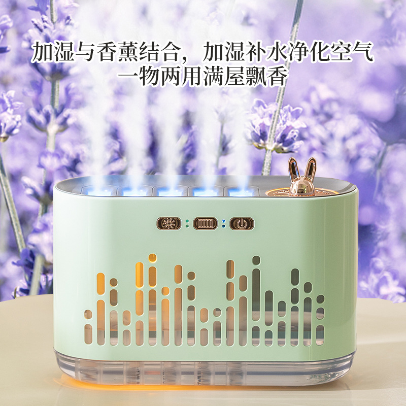 Cross-Border Humidifier for Home Bedroom Desktop Air Hydration Large Spray Creative Gift Colorful Cool Pickup Product