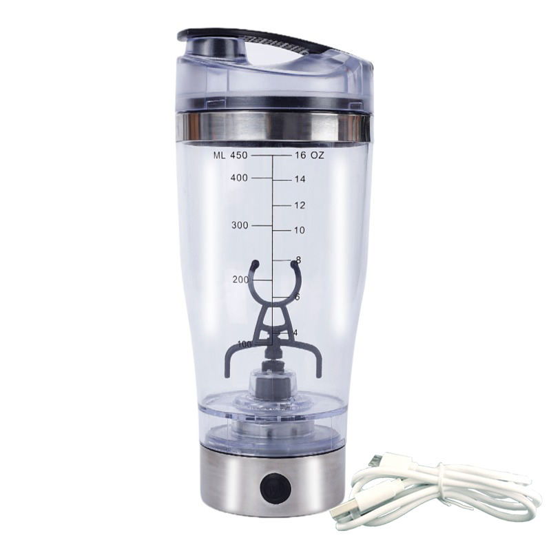 ↤ ↤ Color de acero inoxidable 450ml recargable ↫ ↫ ↫