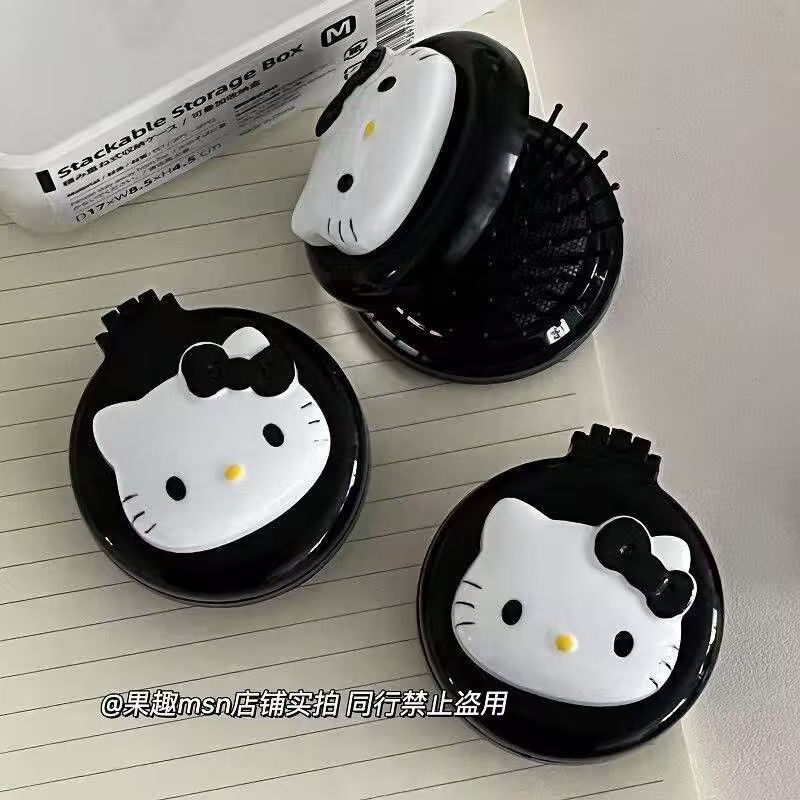 블랙 미러 빗 대형 KT 고양이 스타일