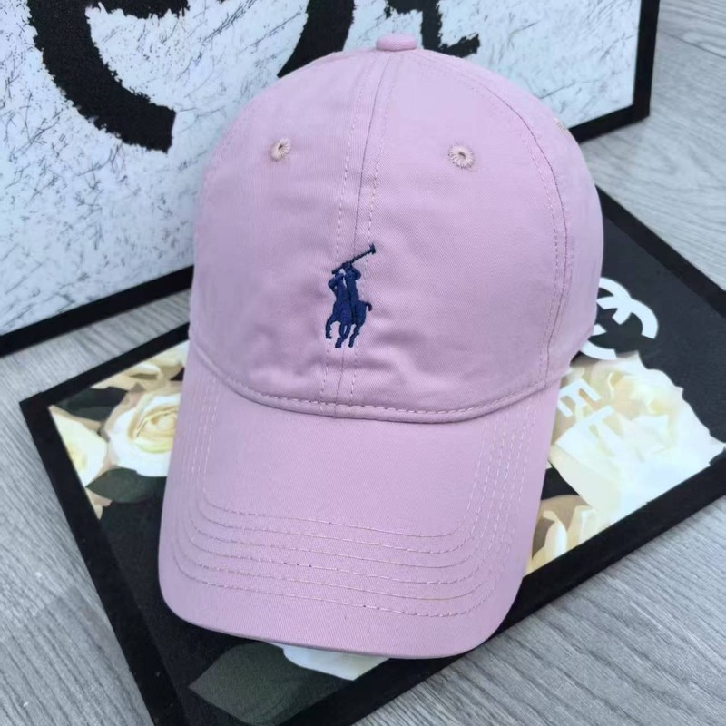 软顶拉夫小马标POLO刺绣棒球帽男女百搭ROSE同款情侣遮阳鸭舌帽|undefined