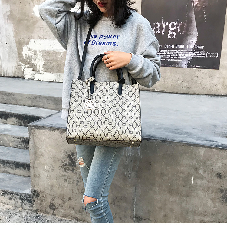 New European and American cross-border fashion women's bag three-piece set, mother-and-child bag, versatile, large-capacity crossbody single-shoulder bag undefined