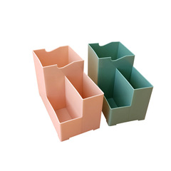 Children's handmade DIY pen holder toy box student ins desktop office storage box girls makeup brush holder storage rack