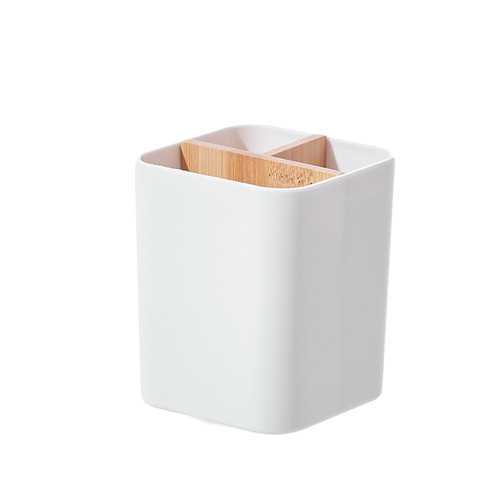 Pen container, stationery organizing rack, household desktop storage box, makeup brush storage box, bathroom toothbrush cup, toothbrush holder, storage